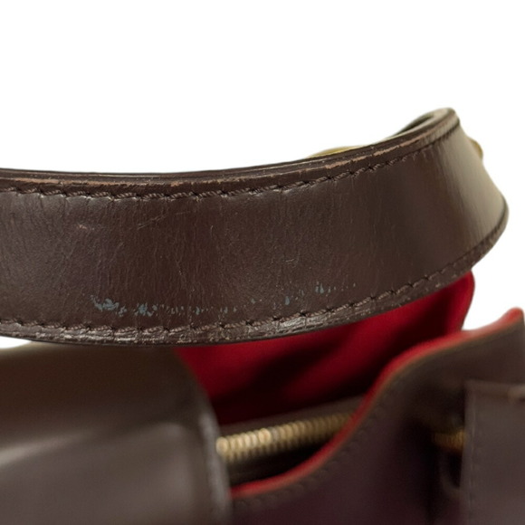 LOUIS VUITTON Sistine GM Damier Shoulder Bag Canvas N41540 Brown - Picture 11 of 16